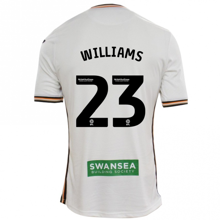 Kids Football Jessica Williams #23 White Home Jersey 2024/25 T-Shirt Australia