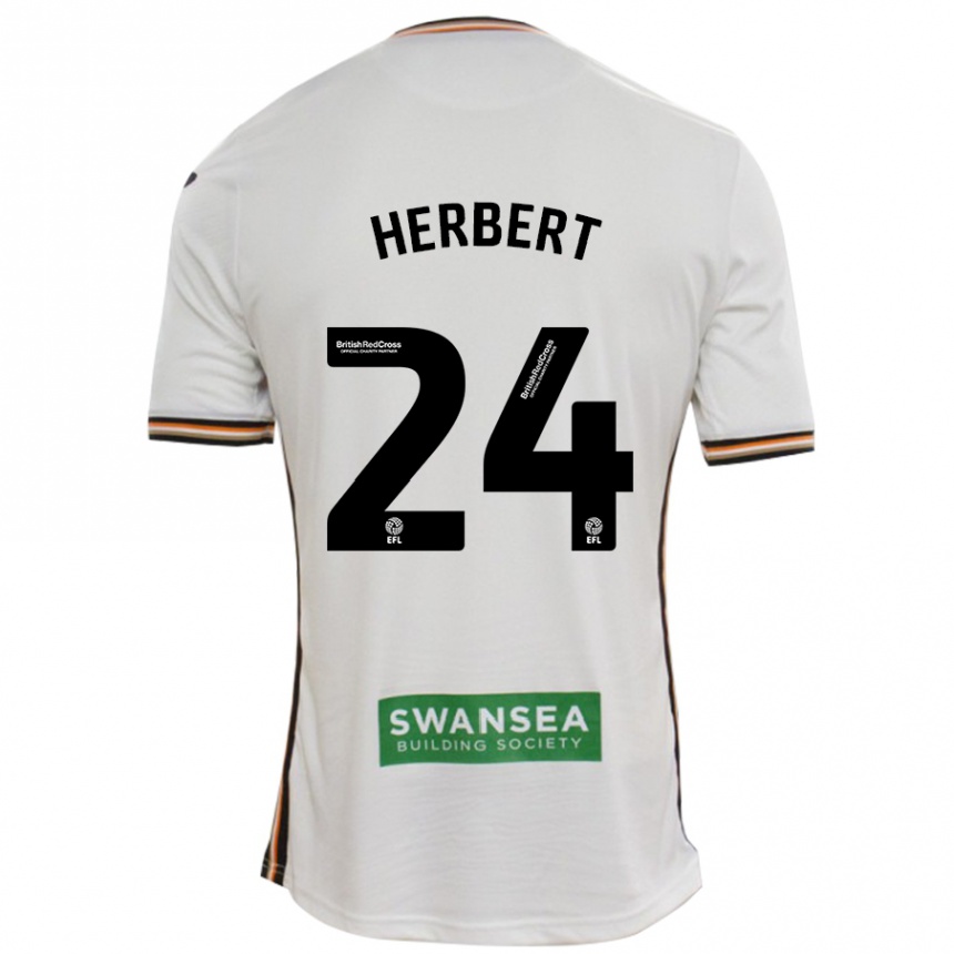 Kids Football Chelsea Herbert #24 White Home Jersey 2024/25 T-Shirt Australia