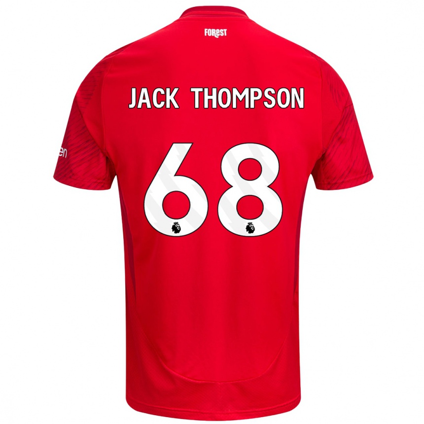 Kids Football Jack Thompson #68 Red White Home Jersey 2024/25 T-Shirt Australia