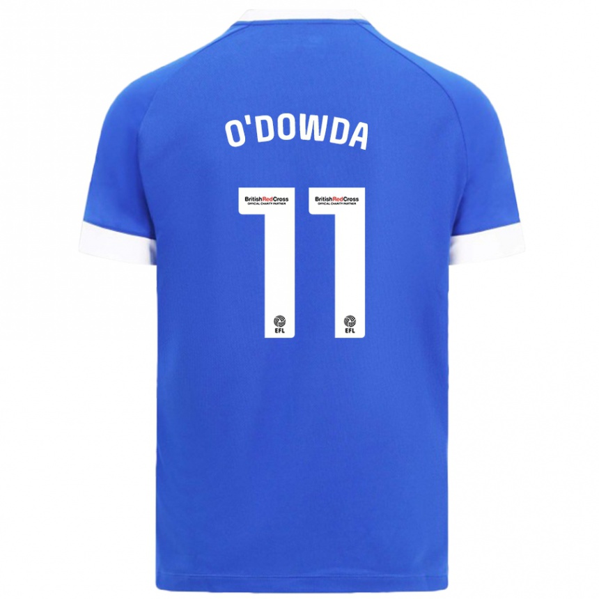 Kids Football Callum O'dowda #11 Sky Blue Home Jersey 2024/25 T-Shirt Australia