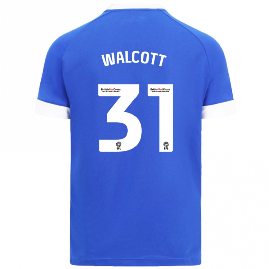 Kids Football Malachi Fagan Walcott #31 Sky Blue Home Jersey 2024/25 T-Shirt Australia