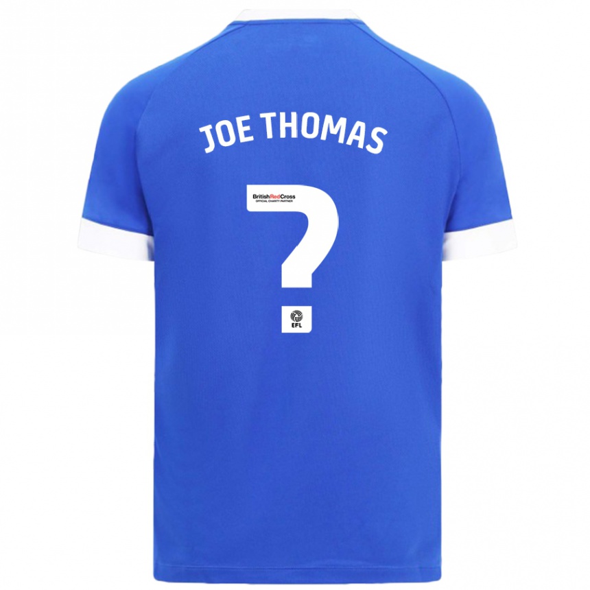 Kids Football Joe Thomas #0 Sky Blue Home Jersey 2024/25 T-Shirt Australia