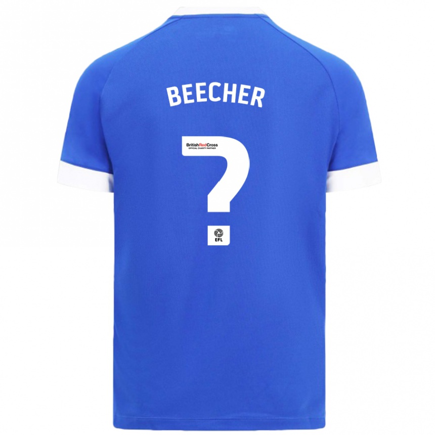 Kids Football Josh Beecher #0 Sky Blue Home Jersey 2024/25 T-Shirt Australia