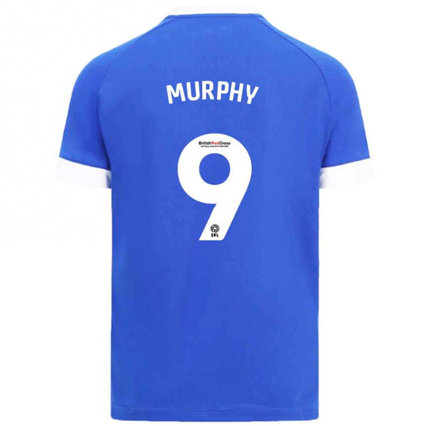 Kids Football Alana Murphy #9 Sky Blue Home Jersey 2024/25 T-Shirt Australia