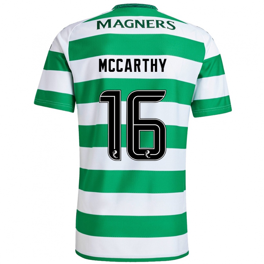 Kids Football James Mccarthy #16 Green White Home Jersey 2024/25 T-Shirt Australia