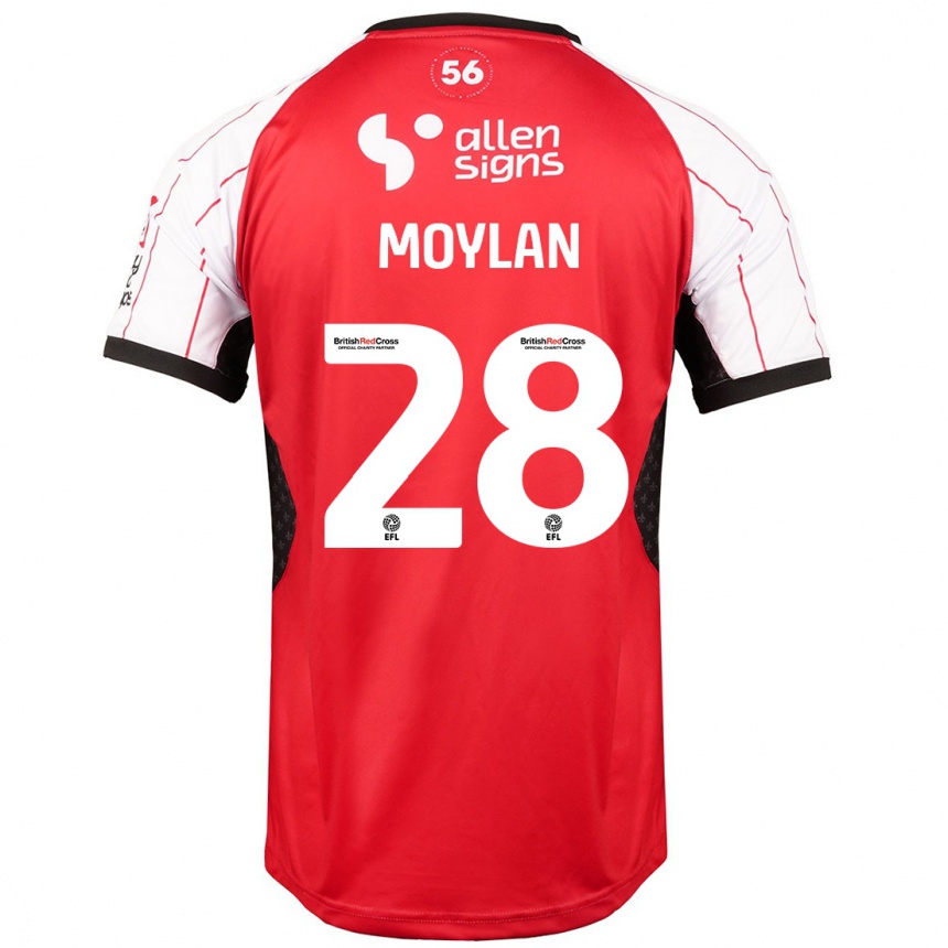 Kids Football Jack Moylan #28 White Home Jersey 2024/25 T-Shirt Australia