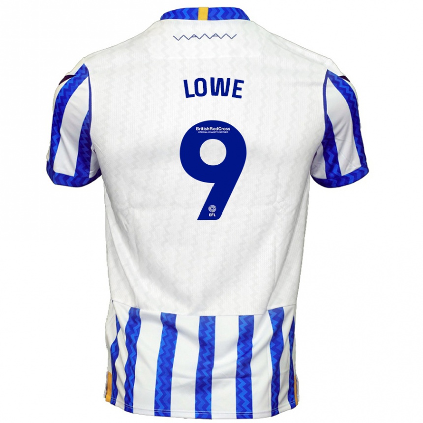 Kids Football Jamal Lowe #9 Blue White Home Jersey 2024/25 T-Shirt Australia