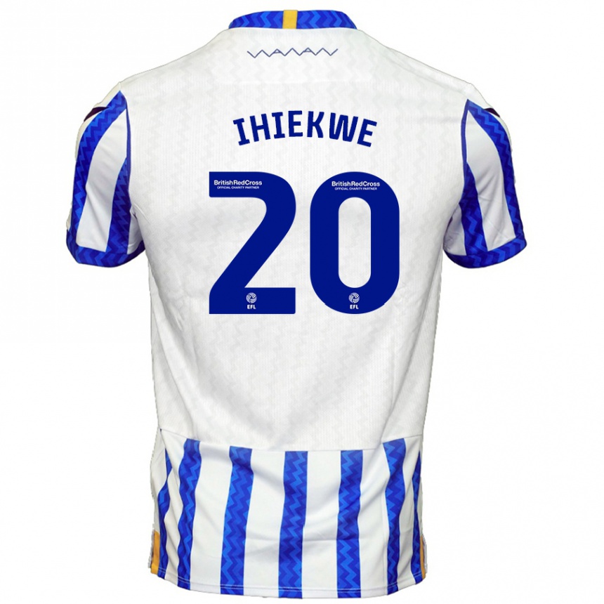 Kids Football Michael Ihiekwe #20 Blue White Home Jersey 2024/25 T-Shirt Australia