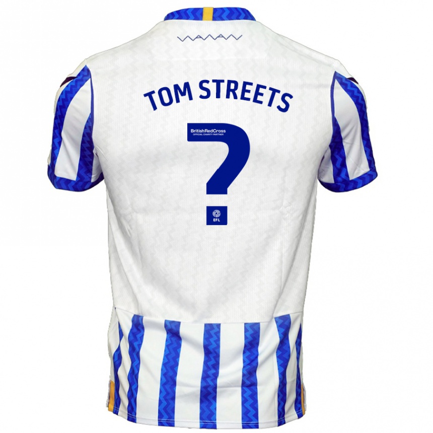 Kids Football Tom Streets #0 Blue White Home Jersey 2024/25 T-Shirt Australia