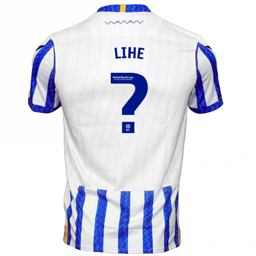 Kids Football Harris Lihe #0 Blue White Home Jersey 2024/25 T-Shirt Australia