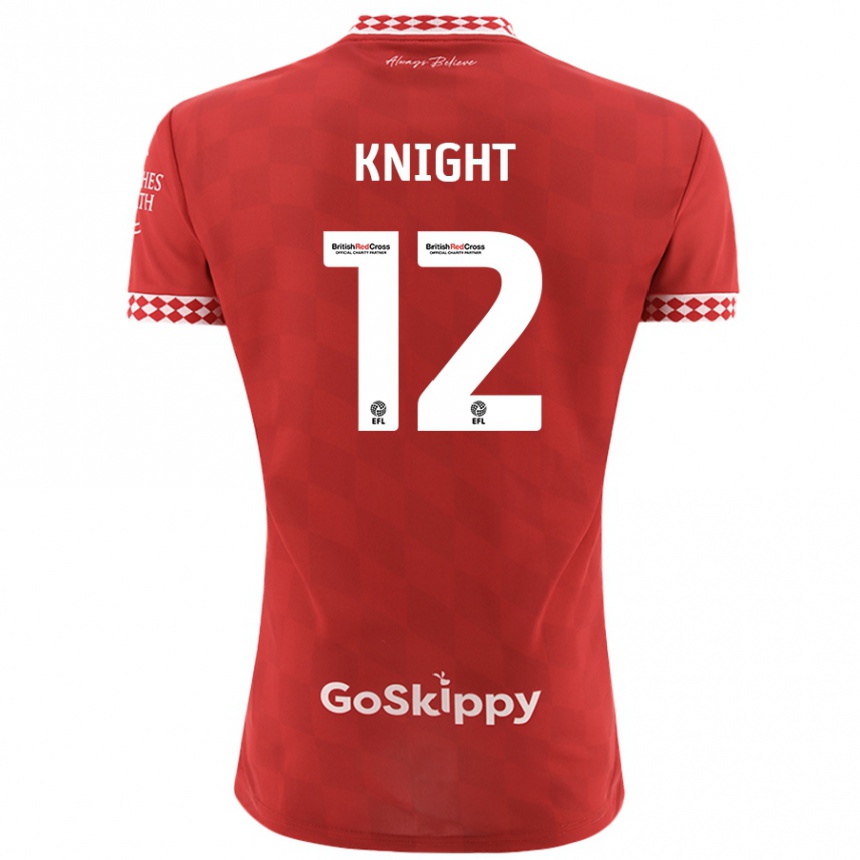 Kids Football Jason Knight #12 Red Home Jersey 2024/25 T-Shirt Australia