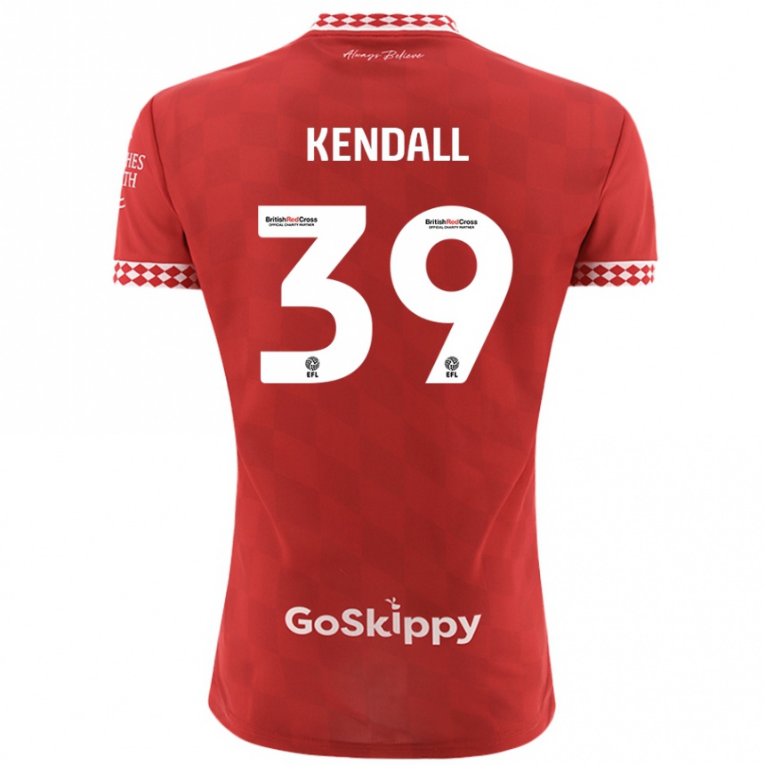 Kids Football Maya Kendall #39 Red Home Jersey 2024/25 T-Shirt Australia