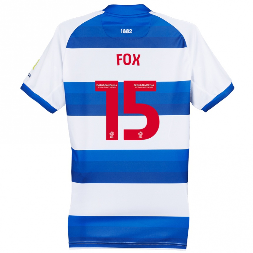 Kids Football Morgan Fox #15 White Blue Home Jersey 2024/25 T-Shirt Australia