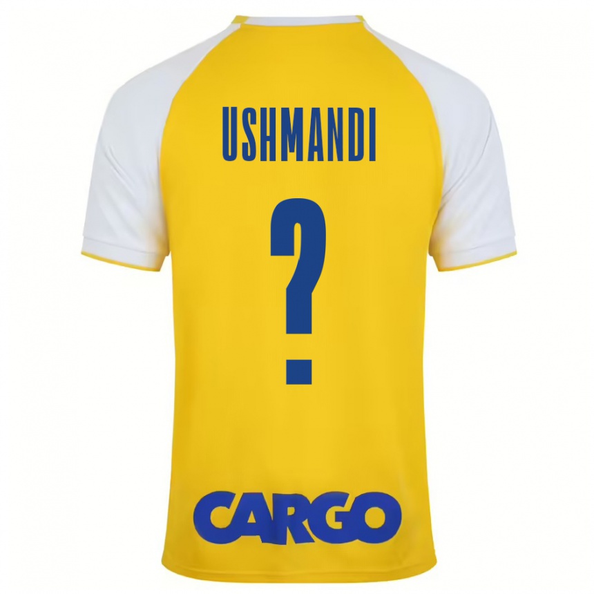 Kids Football Anar Ushmandi #0 Yellow White Home Jersey 2024/25 T-Shirt Australia