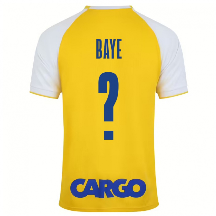 Kids Football Orel Baye #0 Yellow White Home Jersey 2024/25 T-Shirt Australia