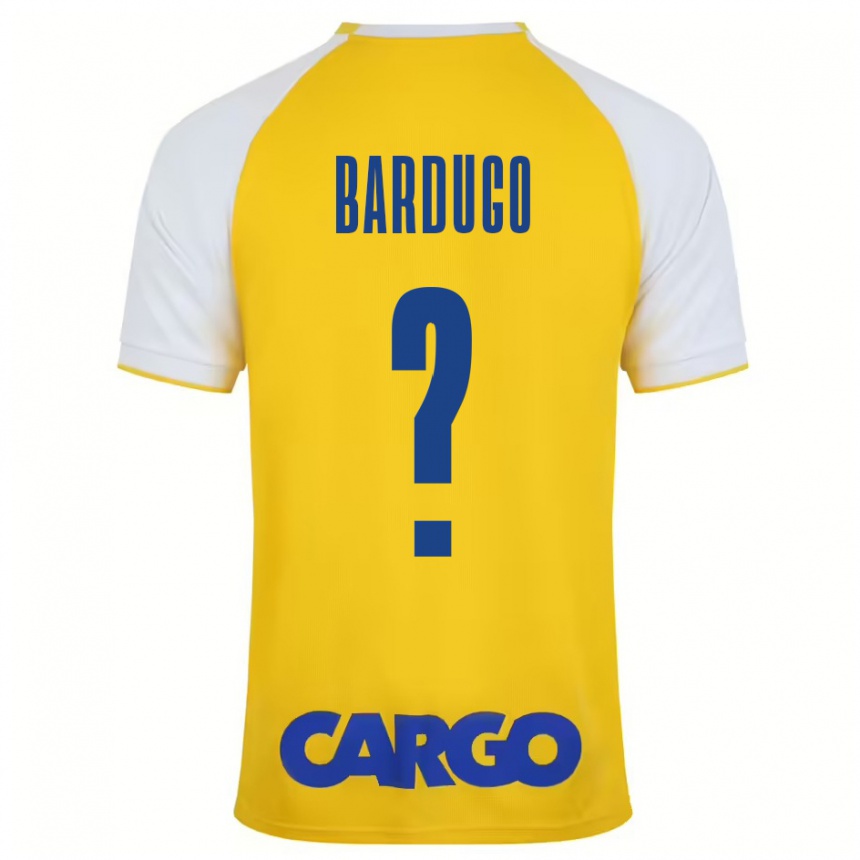 Kids Football Ori Bardugo #0 Yellow White Home Jersey 2024/25 T-Shirt Australia