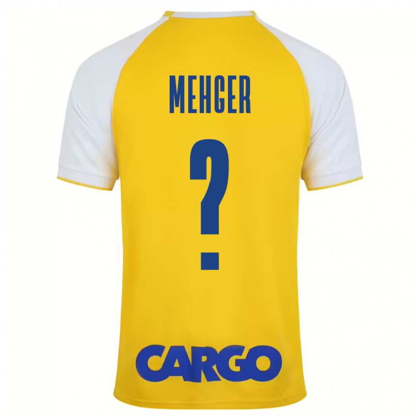 Kids Football Itay Mehger #0 Yellow White Home Jersey 2024/25 T-Shirt Australia