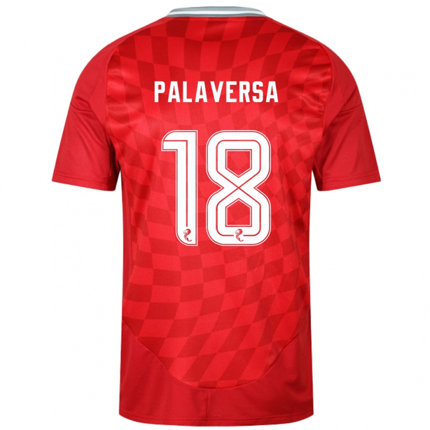 Kids Football Ante Palaversa #18 Red Home Jersey 2024/25 T-Shirt Australia