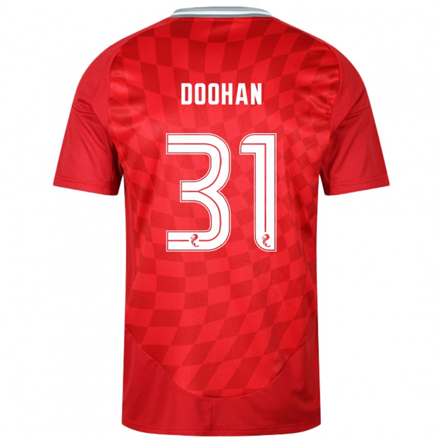 Kids Football Ross Doohan #31 Red Home Jersey 2024/25 T-Shirt Australia