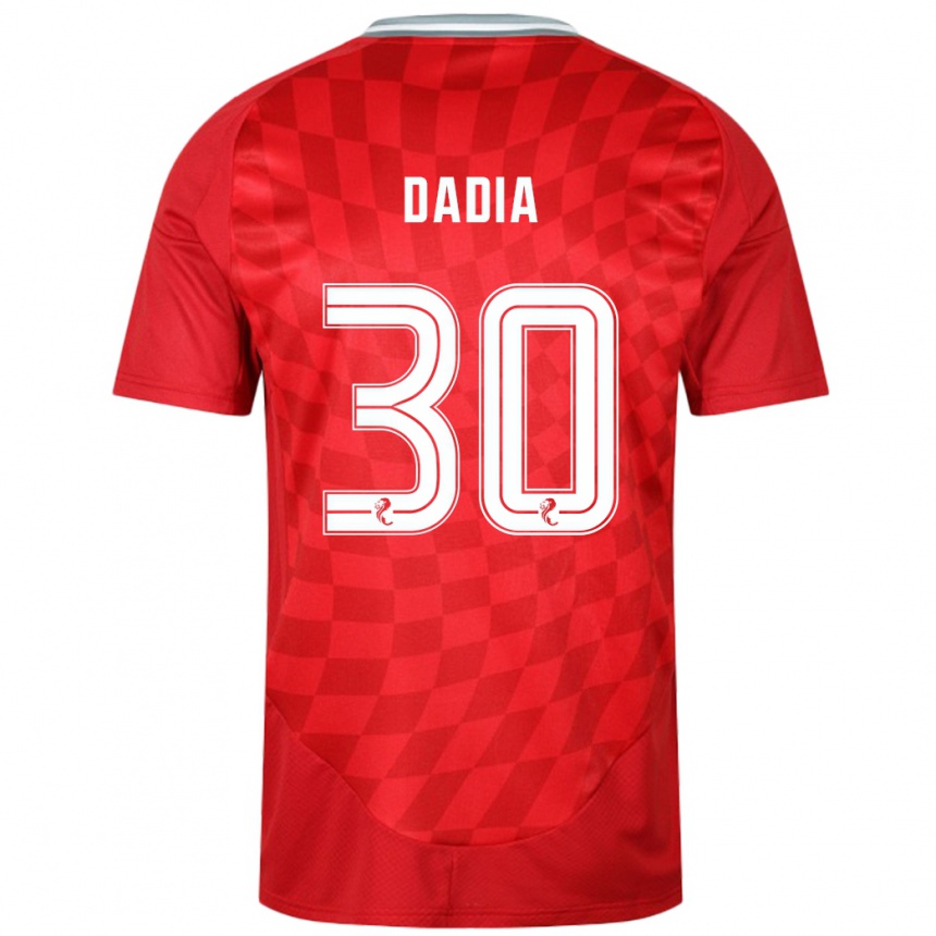 Kids Football Or Dadia #30 Red Home Jersey 2024/25 T-Shirt Australia