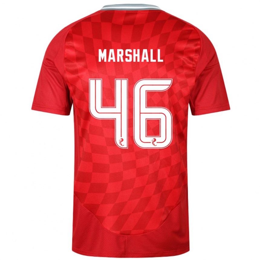 Kids Football Findlay Marshall #46 Red Home Jersey 2024/25 T-Shirt Australia