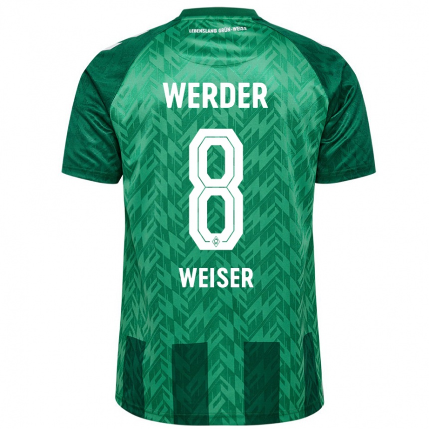 Kids Football Mitchell Weiser #8 Green Home Jersey 2024/25 T-Shirt Australia