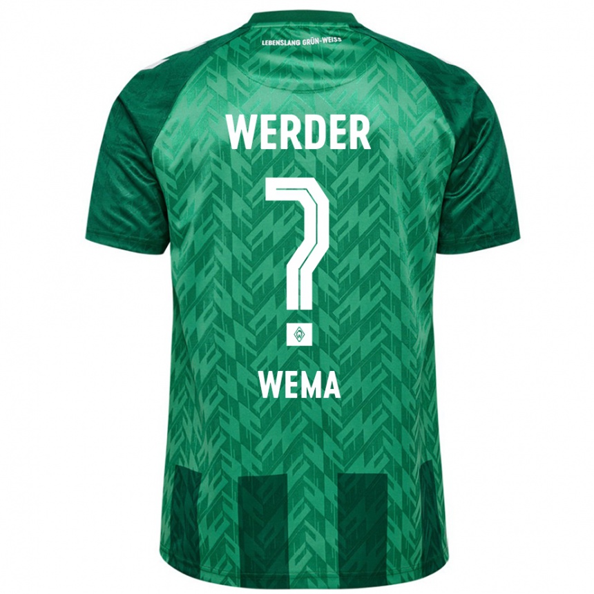 Kids Football Aize Wema #0 Green Home Jersey 2024/25 T-Shirt Australia