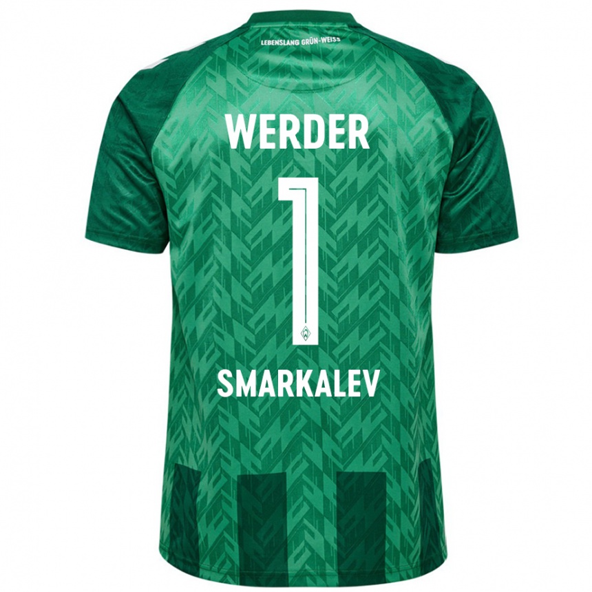 Kids Football Stefan Smarkalev #1 Green Home Jersey 2024/25 T-Shirt Australia