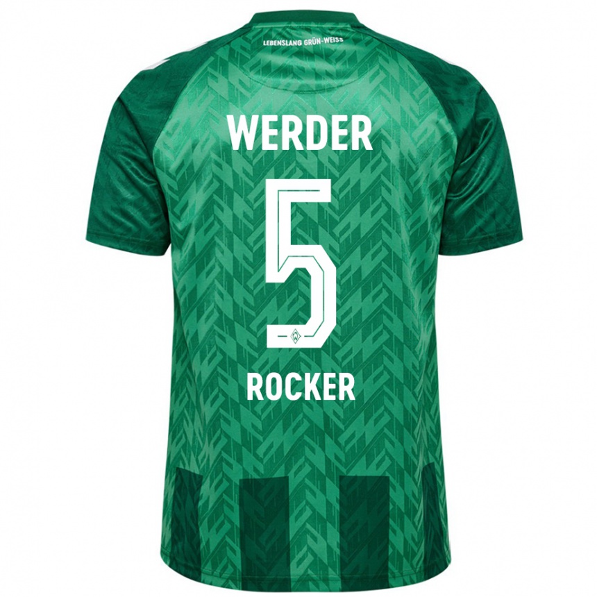 Kids Football Cimo Röcker #5 Green Home Jersey 2024/25 T-Shirt Australia