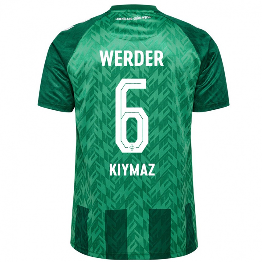 Kids Football Anil Kiymaz #6 Green Home Jersey 2024/25 T-Shirt Australia