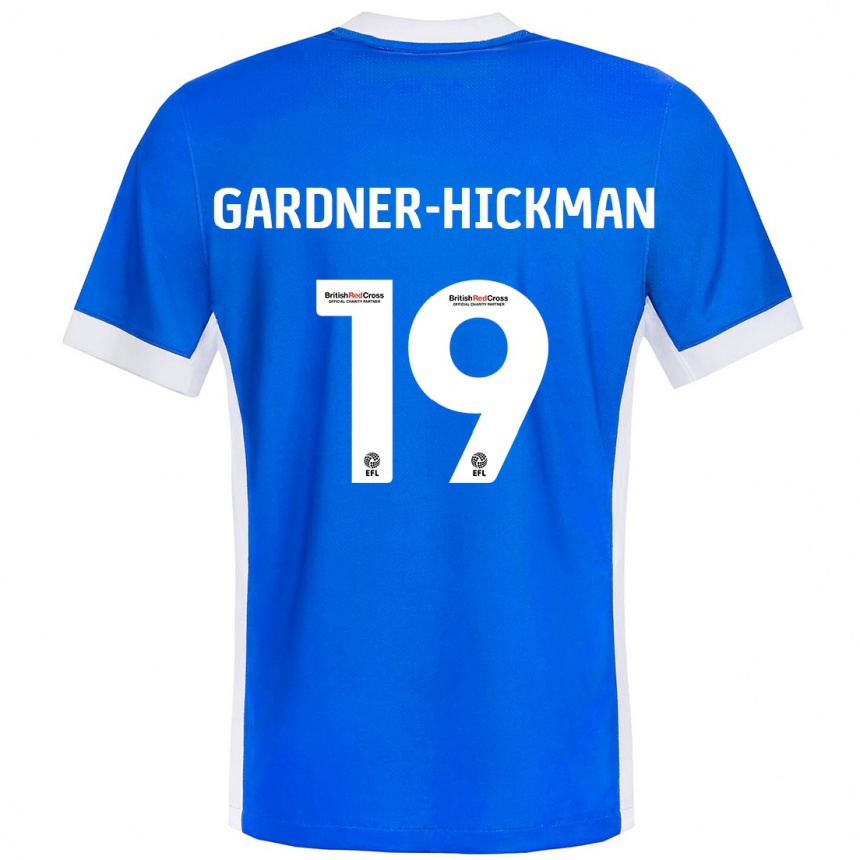 Kids Football Taylor Gardner-Hickman #19 Blue White Home Jersey 2024/25 T-Shirt Australia