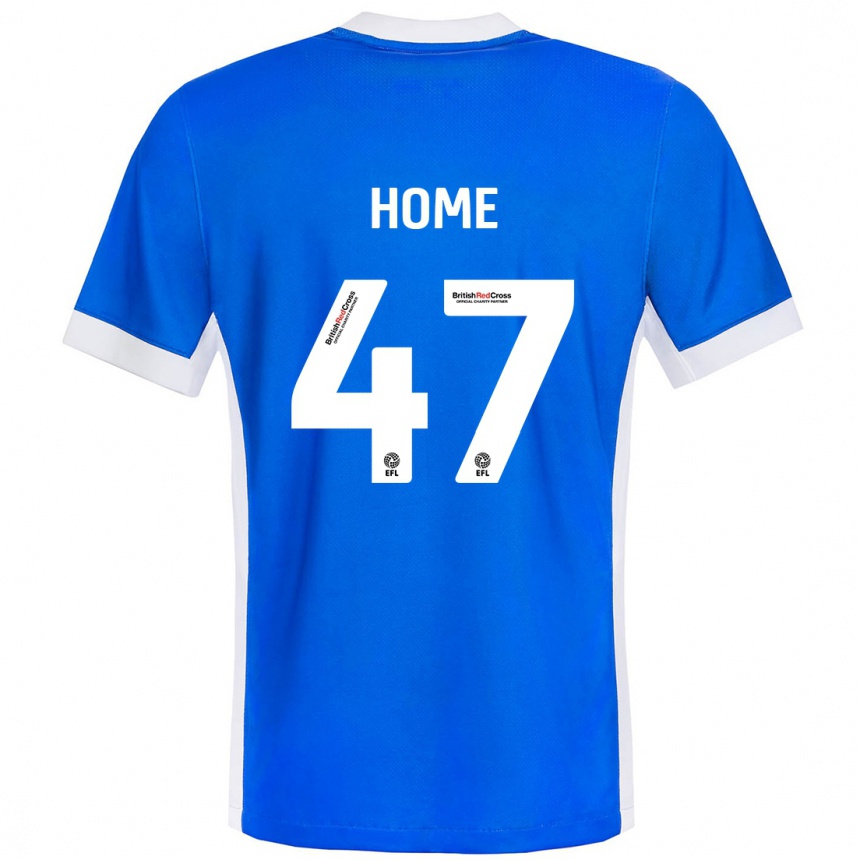 Kids Football Josh Home #47 Blue White Home Jersey 2024/25 T-Shirt Australia