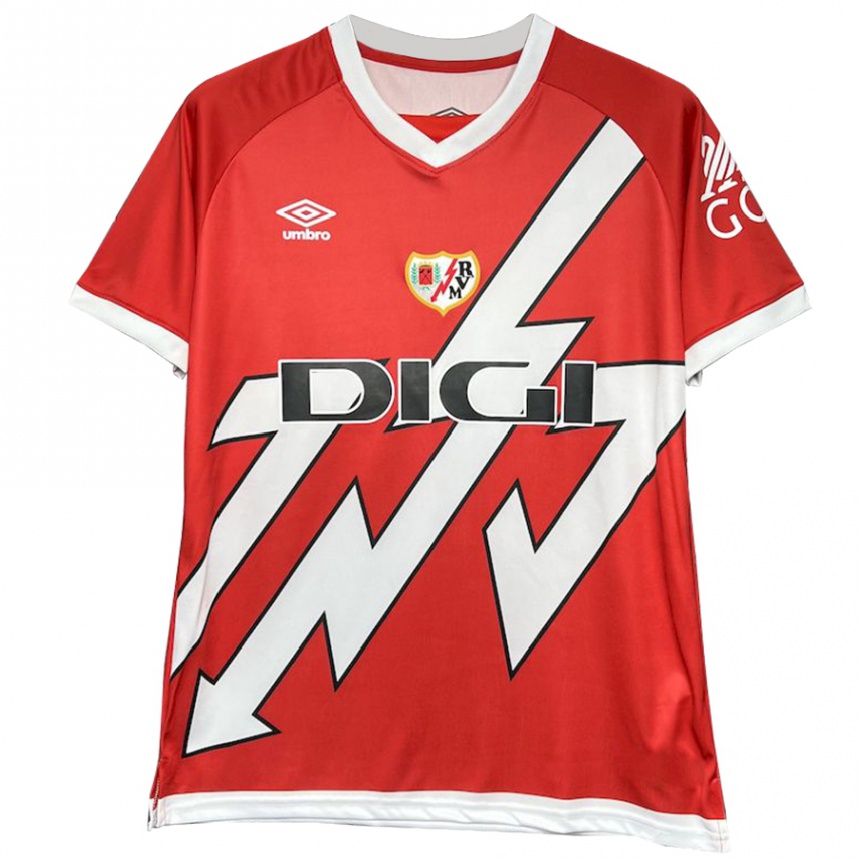 Kids Football Rosario Vargas Sarasqueta #15 White Red Home Jersey 2024/25 T-Shirt Australia