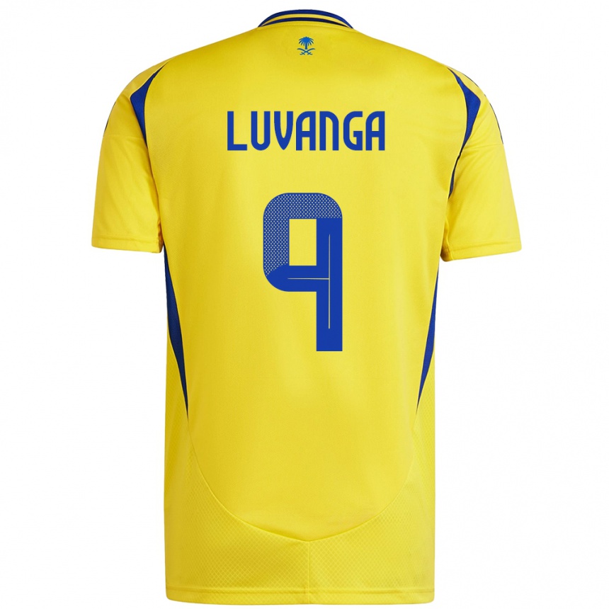 Kids Football Clara Luvanga #9 Yellow Blue Home Jersey 2024/25 T-Shirt Australia