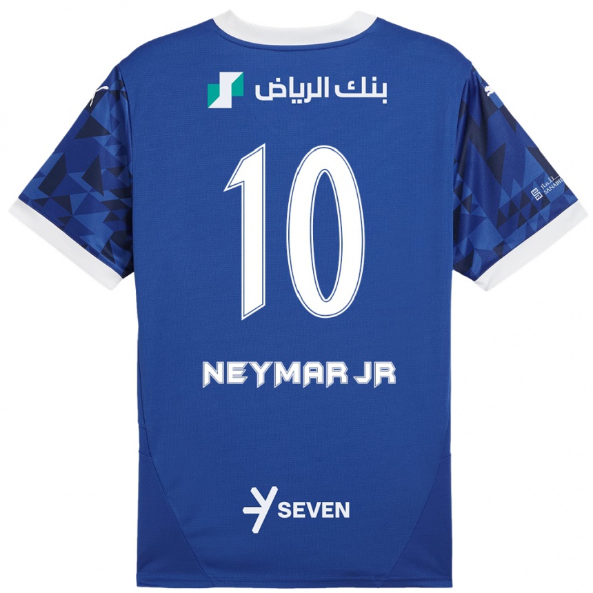 Kids Football Neymar #10 Dark Blue White Home Jersey 2024/25 T-Shirt Australia