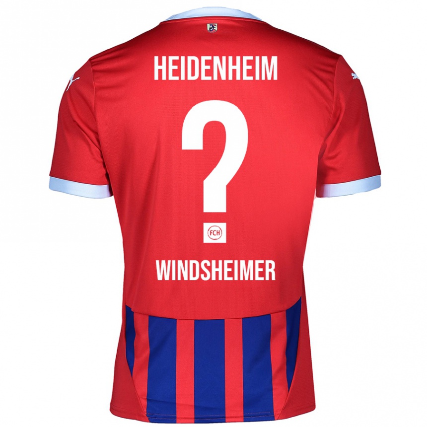 Kids Football Tim Windsheimer #0 Red Blue Home Jersey 2024/25 T-Shirt Australia