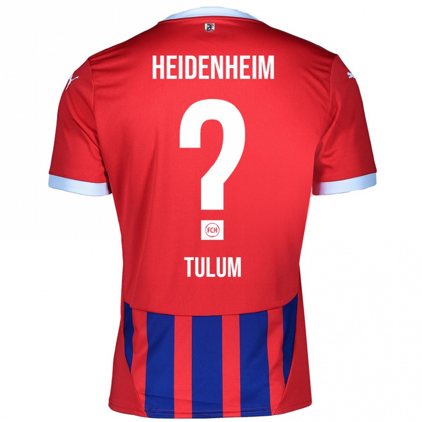 Kids Football Melih Tulum #0 Red Blue Home Jersey 2024/25 T-Shirt Australia