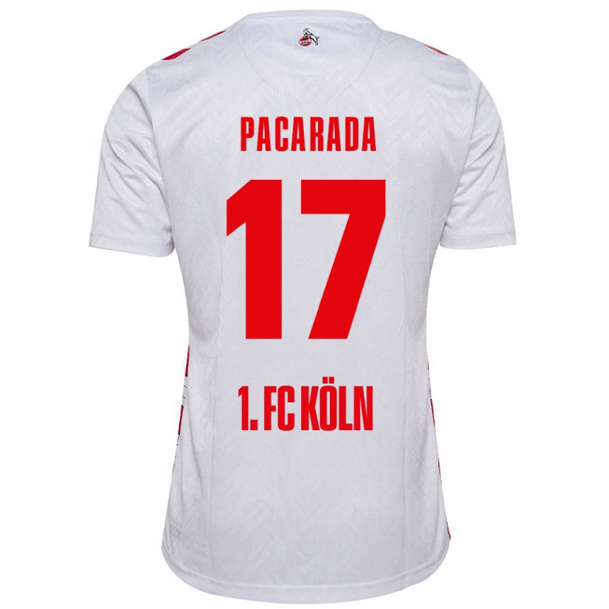 Kids Football Leart Paçarada #17 White Red Home Jersey 2024/25 T-Shirt Australia