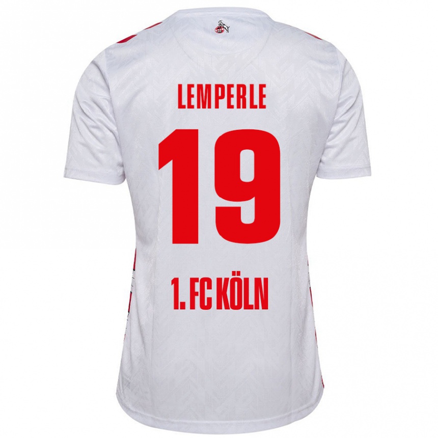 Kids Football Tim Lemperle #19 White Red Home Jersey 2024/25 T-Shirt Australia