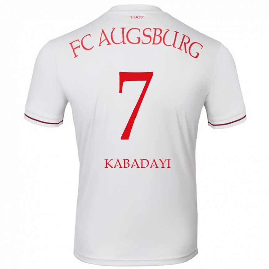 Kids Football Yusuf Kabadayi #7 White Home Jersey 2024/25 T-Shirt Australia