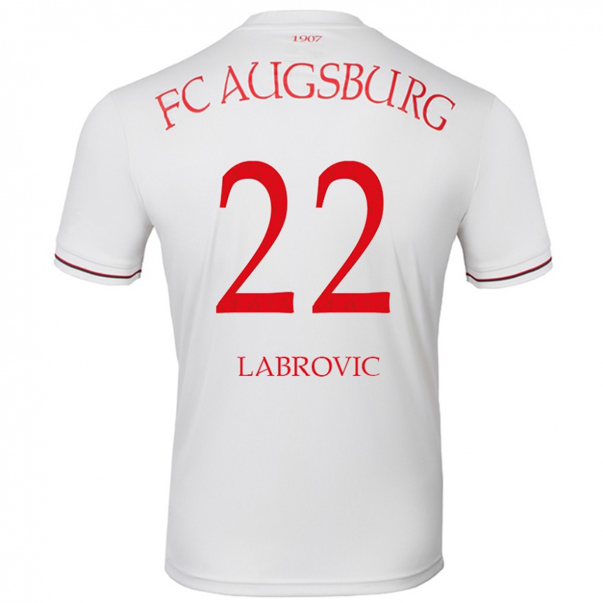 Kids Football Nediljko Labrovic #22 White Home Jersey 2024/25 T-Shirt Australia