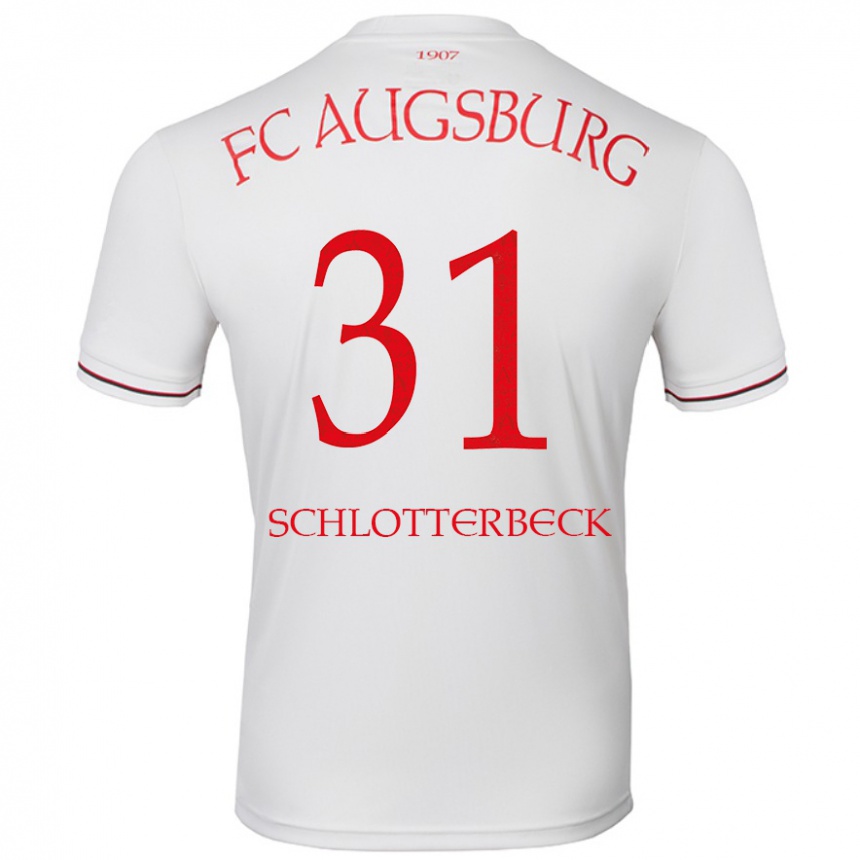 Kids Football Keven Schlotterbeck #31 White Home Jersey 2024/25 T-Shirt Australia