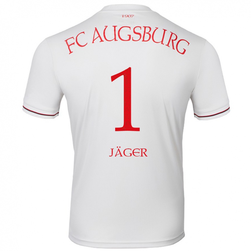 Kids Football Tobias Jäger #1 White Home Jersey 2024/25 T-Shirt Australia