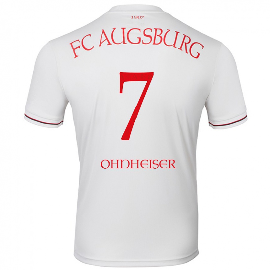 Kids Football Nico Ohnheiser #7 White Home Jersey 2024/25 T-Shirt Australia