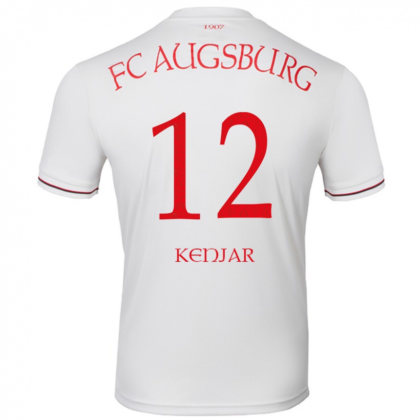 Kids Football Alen Kenjar #12 White Home Jersey 2024/25 T-Shirt Australia