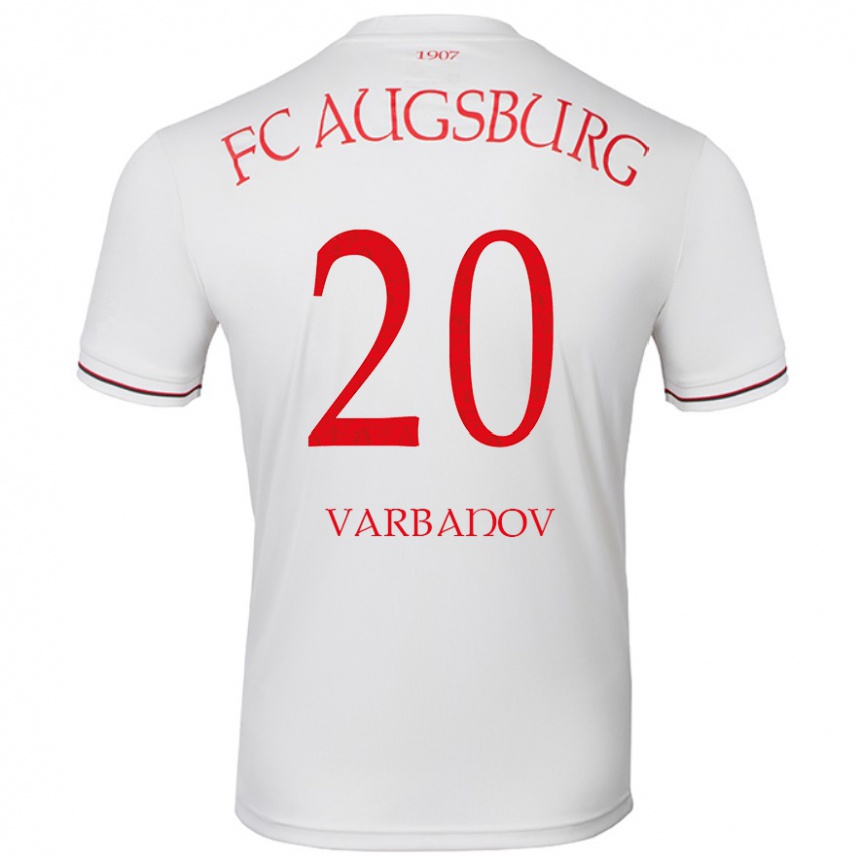 Kids Football Svetoslav Varbanov #20 White Home Jersey 2024/25 T-Shirt Australia