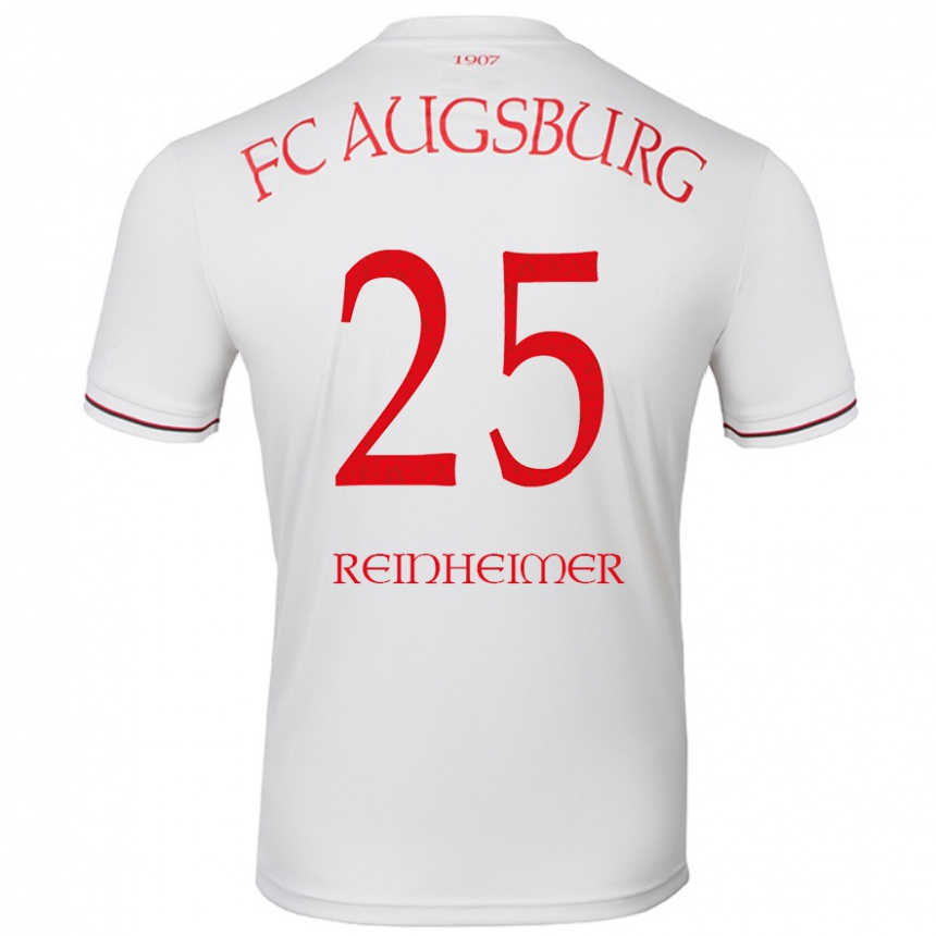 Kids Football Pirmin Reinheimer #25 White Home Jersey 2024/25 T-Shirt Australia