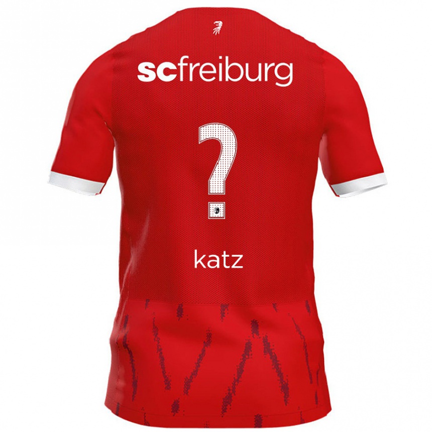 Kids Football Kilian Katz #0 Red Home Jersey 2024/25 T-Shirt Australia