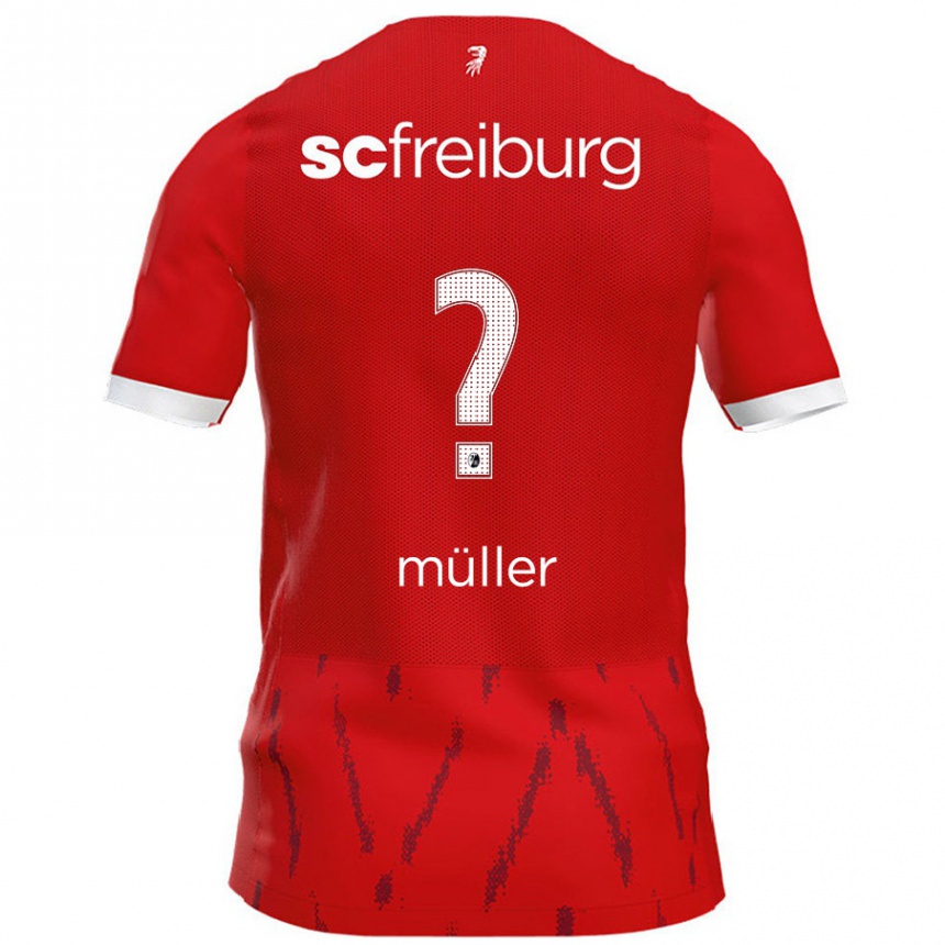 Kids Football Phillip Müller #0 Red Home Jersey 2024/25 T-Shirt Australia