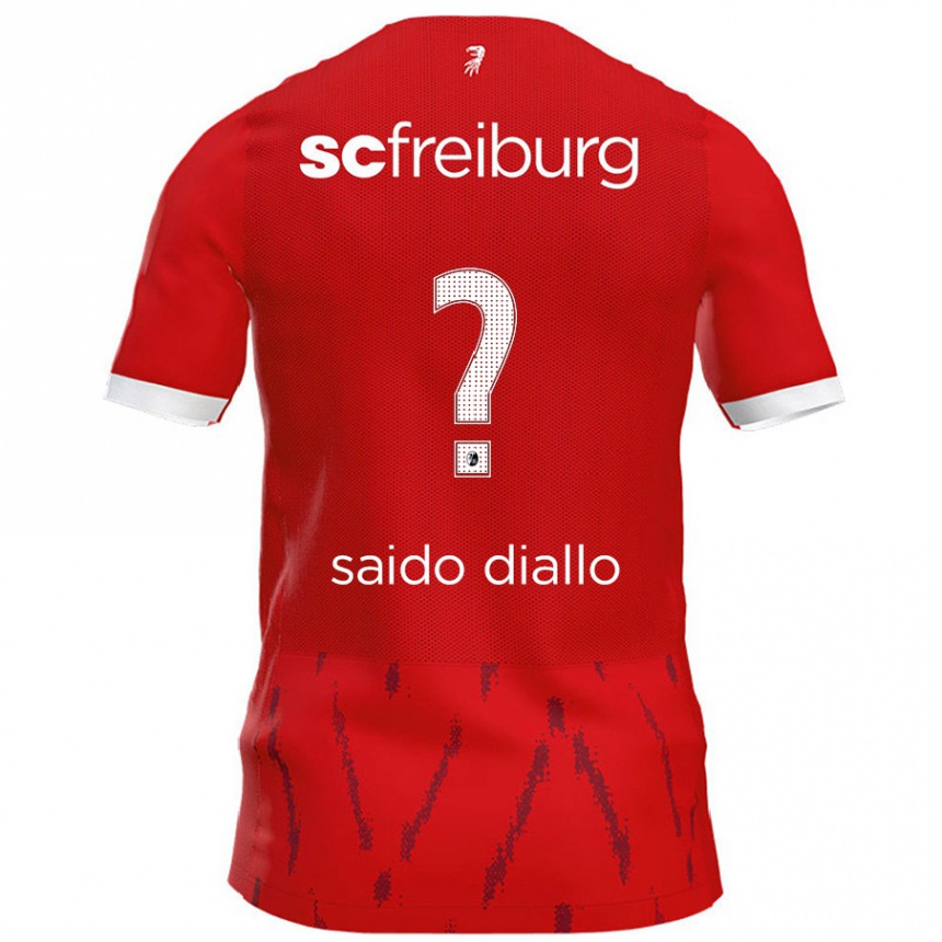 Kids Football Mamadou Saido Diallo #0 Red Home Jersey 2024/25 T-Shirt Australia